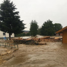 Unwetter über Südostösterreich