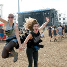 Nova Rock 2018: Gut gelaunte Besucher am Freitag