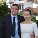 Hochzeitsfeier im Lustenauer Rathaus.