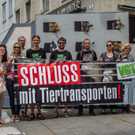 Protestaktion gegen Kälbertransporte