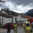 Dachstuhlbrand in Anif