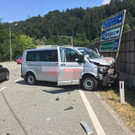Unfall vor dem Achraintunnel