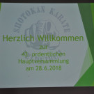 42. Jahreshauptversammlung Shotokan Karate Club Feldkirch