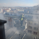 Dachbrand in der Webgasse in Wien-Mariahilf