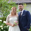 Hochzeitstag von Nicole Pfeiffer und Elvis Zulic.