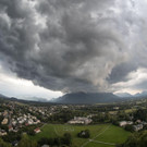 Imposantes Naturschauspiel über dem Untersberg