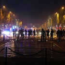 Sicherheitskräfte räumen Champs-Elysees