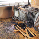 Kühlschrank in Brand geraten