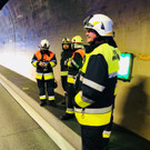 Unfall im Pfändertunnel