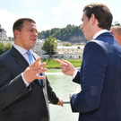 Kurz trifft Ratas und Babis in Salzburg