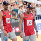 Doppler/Horst im Major-Viertelfinal-Spiel 