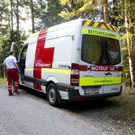 Verkehrsunfall mit Suchaktion
