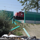 Bilder des Lok-Unfalls