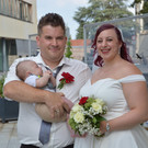 Christina Amann und Edelbert Nestelbacher haben geheiratet.