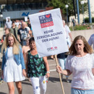 Protest bei AUVA-Betriebsversammlung