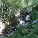 Wanderin stürzt auf Reiter Alpe in Bachbett