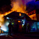 Wohnhaus im Bezirk Amstetten in Flammen