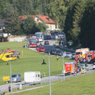 Schwerer Motorradunfall auf der B20