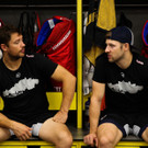 Einblick in Eishockey-Kabine II
