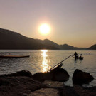 Sonnenuntergang am Fuschlsee