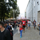 Red Bull Salzburg - Roter Stern Belgrad: Fanmarsch