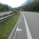 Verlorene Gegenstände auf Autobahnen