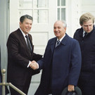 Ronald Reagan und Gorbatschow