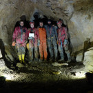 Forschergruppe-Treffen in  der H__hle nach dem Zusammenschluss.jpg