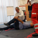 Abgeordnete beim Erste-Hilfe-Kurs