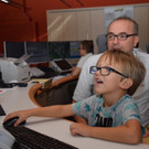 Kinderträume: Matthias bei der Feuerwehr