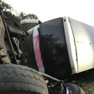 Unfall mit Autobus und Lkw in Melk