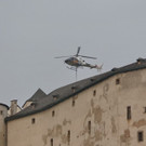 Beton auf Festung geflogen