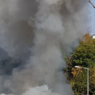 Lkw-Brand auf der A23