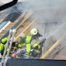 Dachstuhlbrand in Eben
