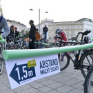 Radfahren mit Poolnudel