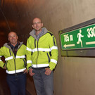 Letzte Checks im Schmittentunnel
