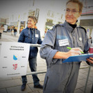 Willkürliche Grenze in Wien