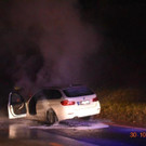Auto auf A10 bei Zederhaus in Brand
