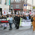 Anti-Pelz-Demo in Wien
