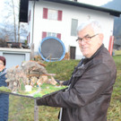 Netter Silbertaler Weihnachtsmarkt