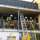 Zimmerbrand in Lauterach