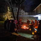 Worte unter Sternen bei Familienkapelle