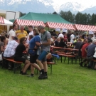 Die Nofler Musik sorgte für Speis und Trank..