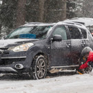 Die Situation auf der Bödelestraße in Vorarlberg am Samstag