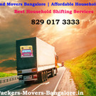 Packers And Movers Bangalore Local Shifting Charges Approx