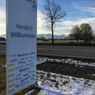Willkommensschild für Hohenems