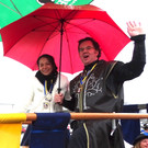Der große Umzug fand trotz Kälte und strömendem Regen statt