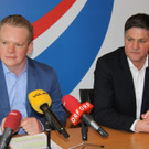 Bilder der Pressekonferenz