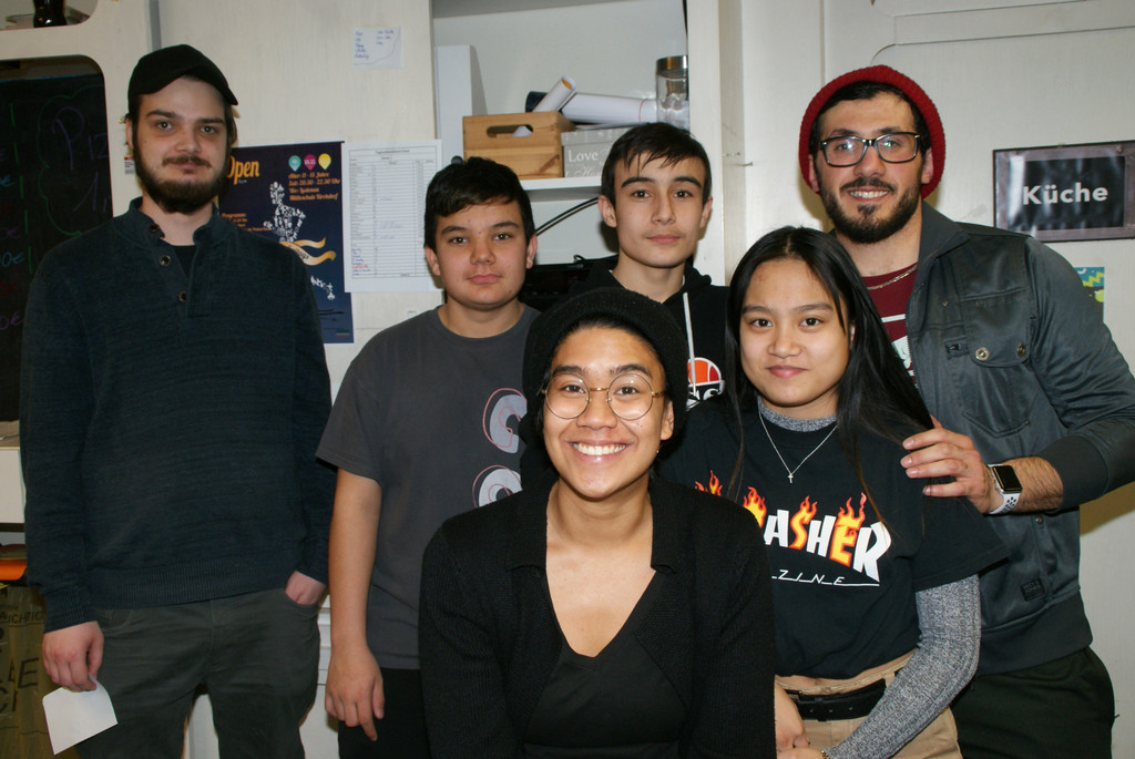 Yasar Al Haj mit seiner Oase-Truppe.JPG