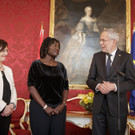  Auma Obama in der Wiener Hofburg